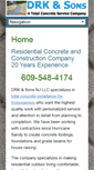 Mobile Screenshot of drkconcrete.com